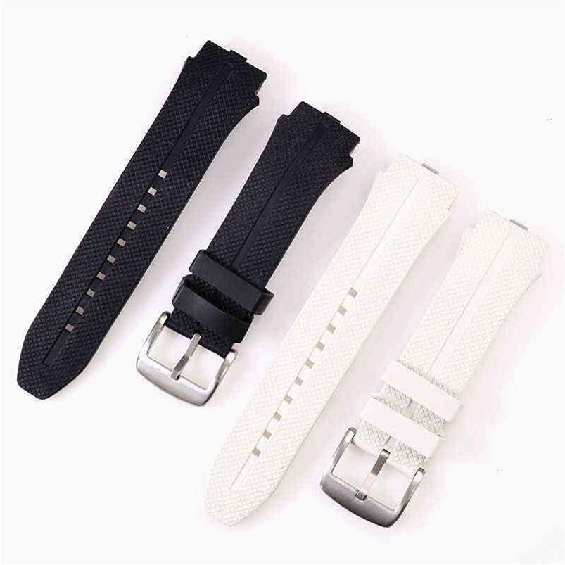 Convient pour MG Urbane 2 LTE MG W200 Smart Sile Bracelet en caoutchouc Bracelet noir blanc ceinture bande H220419223p