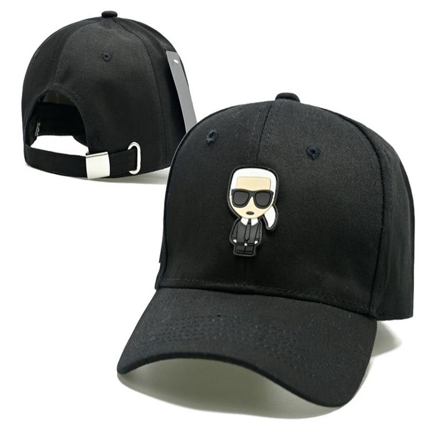 Ball Karl Designer Caps Détails complets Silin Boucle en métal Lettre Hardtop Baseball Hat Lisa même étoile Canard Langue Chapeau Hommes et 325Z