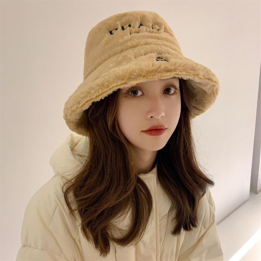 P Fashion Designer Letter winter Bucket Hat For Mens Womens Foldable Caps Black Fisherman hats Folding ladies Bowler Cap222E