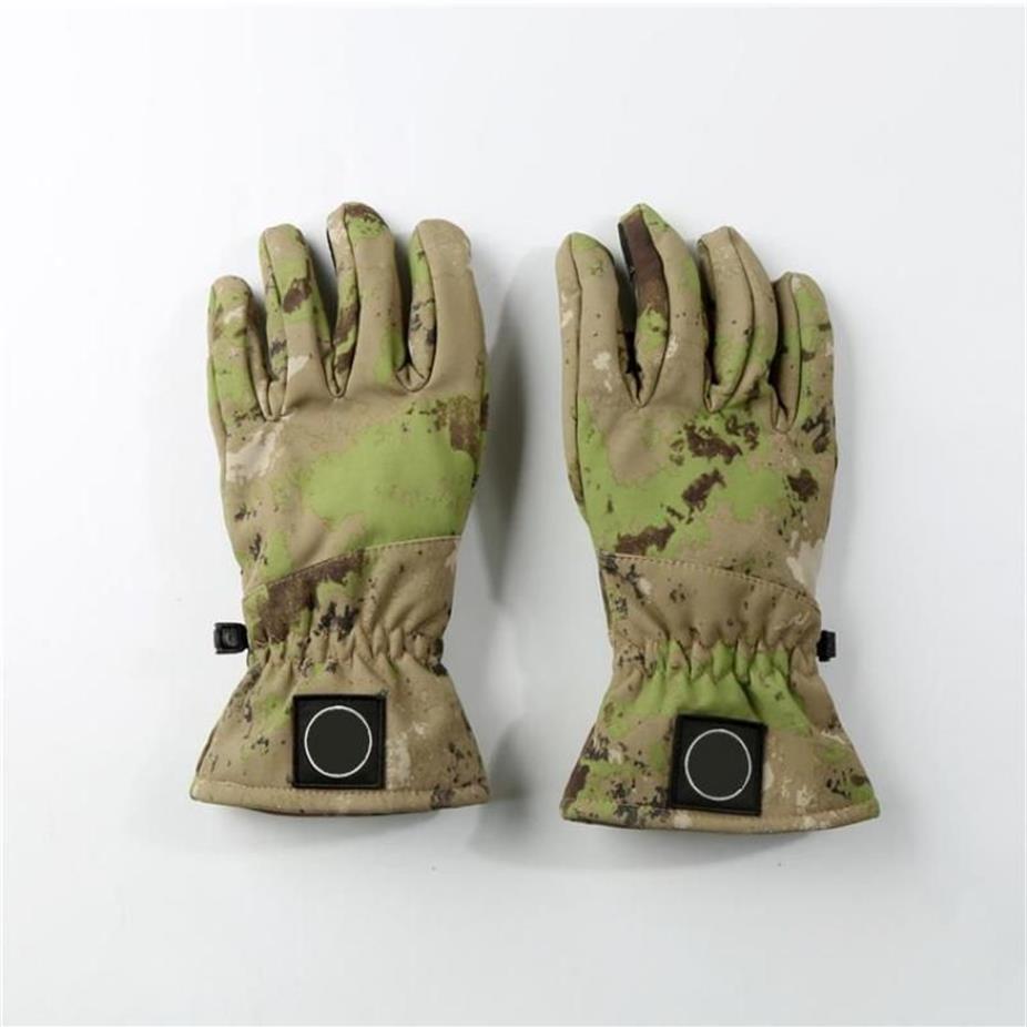 Gants à cinq doigts pour hommes, Camouflage, Ski en plein air, tactiques, chauds, imperméables, coupe-vent, entraînement d'équitation, nouvelle collection automne hiver 309l