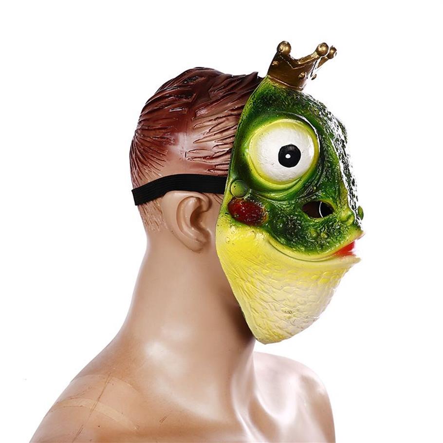 Frog Costume Cosplay Face Mask Halloween Easter Masquerade Ball Party Props Masks for Adults Men & Women ENE180032471