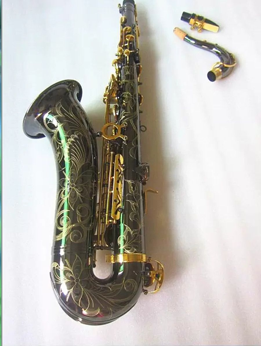 Marca japonesa T-901 B saxofone tenor plano preto níquel ouro instrumento musical novo saxofone profissional
