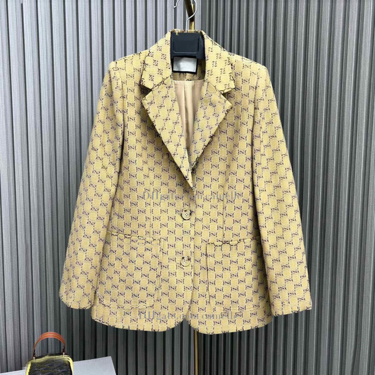 Damen Designer Blazer Jacke Mantel Kleidung Doppelbuchstaben G Frühling Herbst neu veröffentlichtes Top