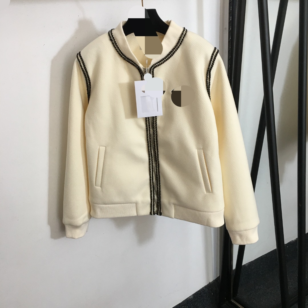 1208 L 2023 Milan piste manteau automne marque même Style manteau revers cou de haute qualité à manches longues femmes vêtements 20239535