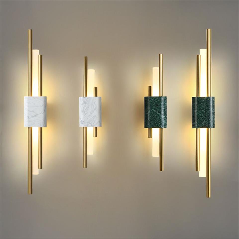 Modern LED Wall Lamp Nordic Sconces Belysningsarmaturer levande sovrum sovrum kök inomhus dekor minimalistiska armaturlampor284g