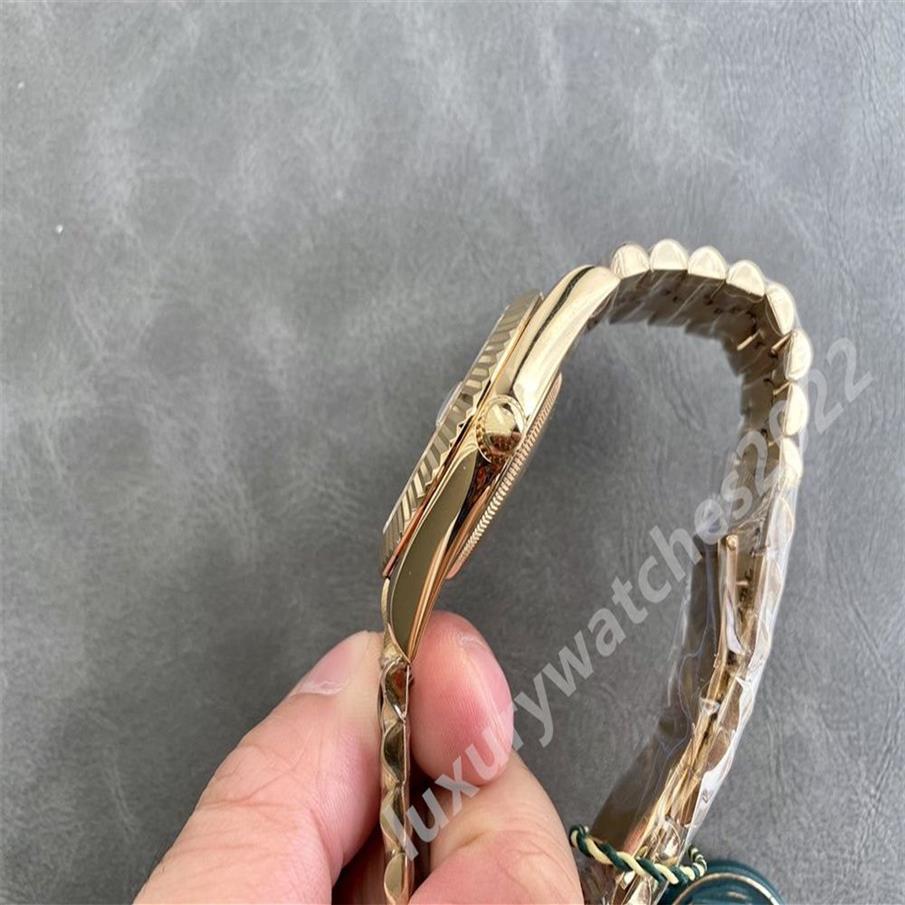 Orologio da uomo in acciaio St9 MP maker Quadrante romano in oro Meccanico automatico asia 2813 Movimento 40 mm Orologio da polso da uomo in acciaio inossidabile con zaffiro273L