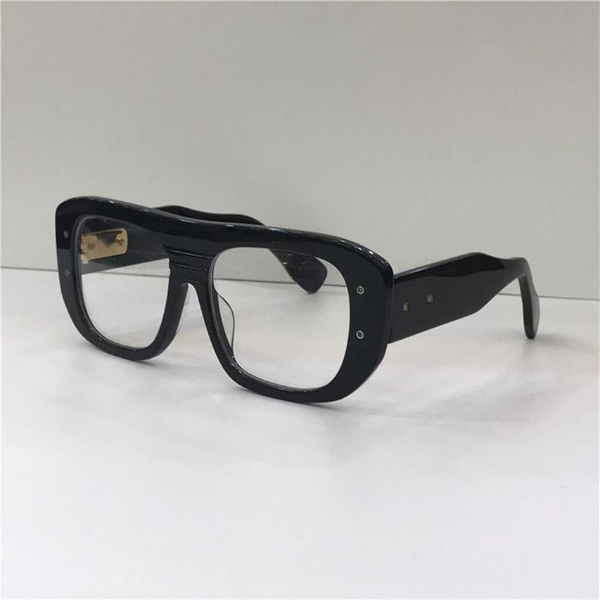 Lunettes optiques de créateur de mode Gran Square Retro Simple Simple Transparent Eyewear Top Quality Clear Lenses avec Case252H