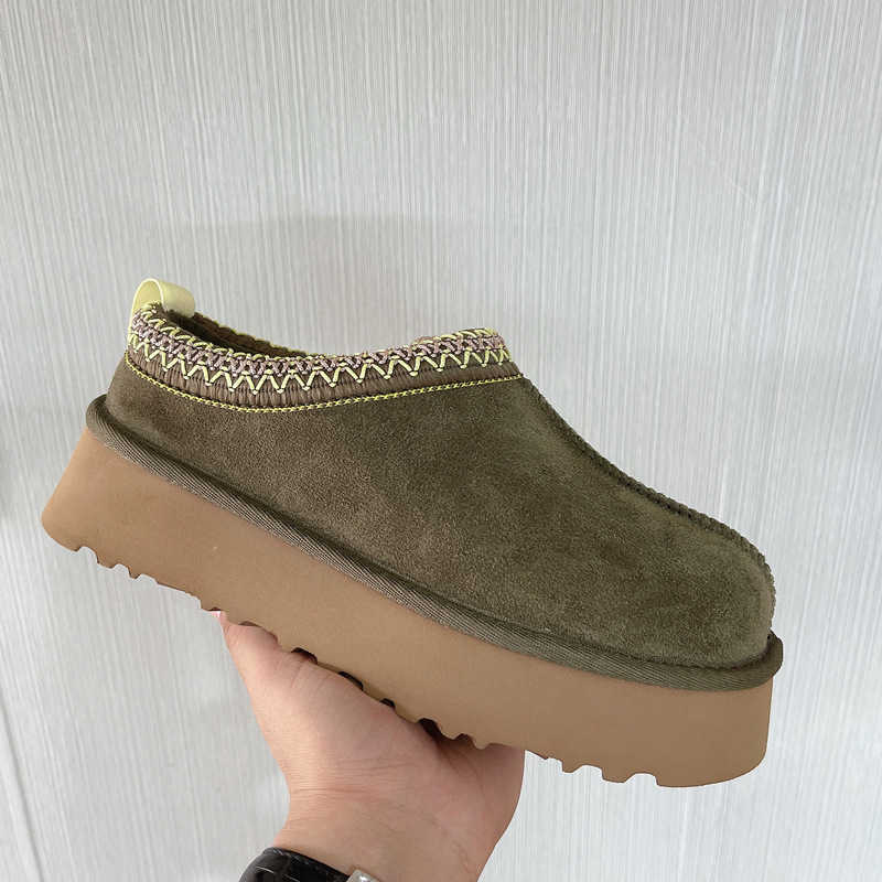 Home Schoenen Etnische wind- en sneeuwlaarzen Geweven pantoffels met dikke zolen voor dames Koeienhuid Wol Isolatie Schuimbodem Korte buis Antislip Oversized