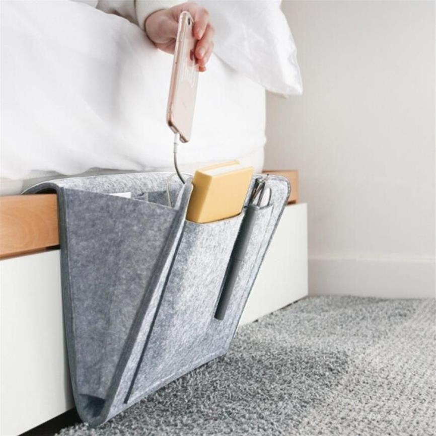 Felt bedside storage bag bedroom bedside storage blanket hanging bag 35FP11249r