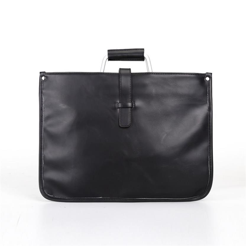 حقيبة بسيطة من الرجال المصممة للرجال مع مقبض معدني رجال رجال الأعمال حقيبة كلاسيكية المكتب رجالي الحقائب handbag1317a