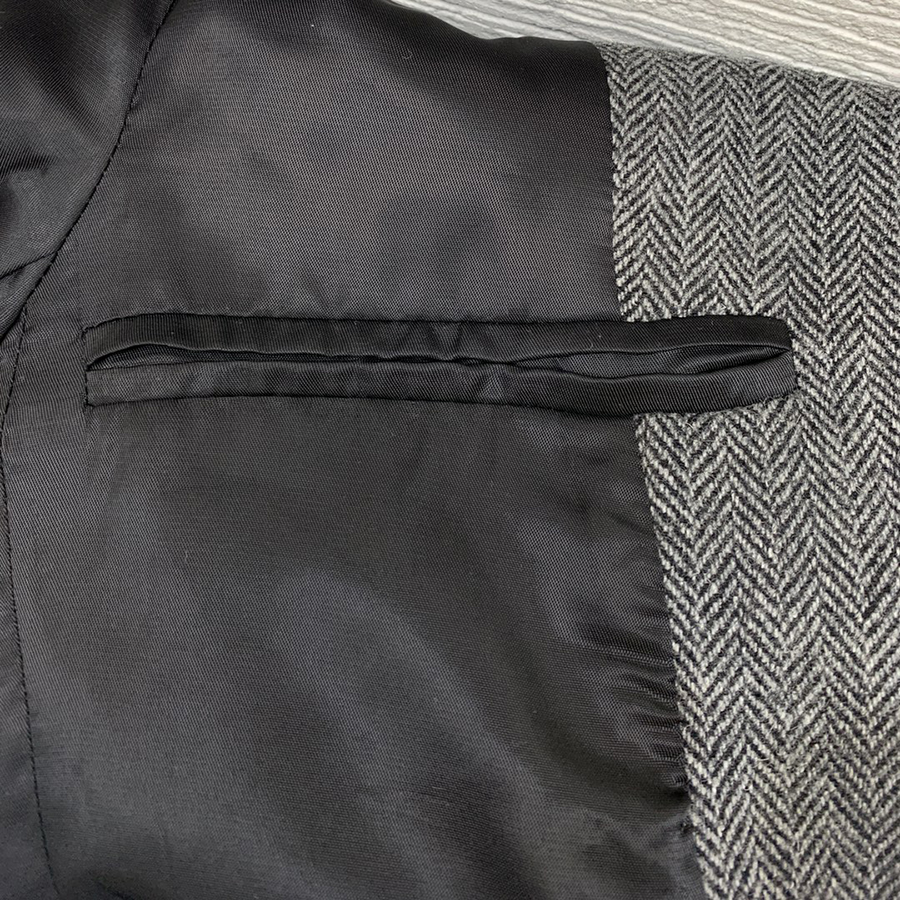 Женское пальто, осенне-зимнее новое классическое длинное пальто из чистой шерсти с тонкой талией, двубортный пиджак с брошью