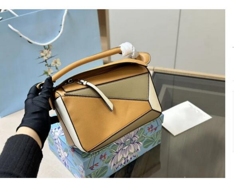 Women Classic Geometry Bag puzzle Fashion Shopping Satchels Shoulder Bags handbag leather crossbody messenger bags totes Luxury designer purses wallet backpack