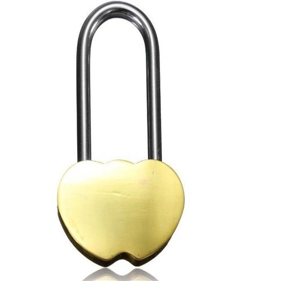 100 pièces cadenas amour serrure gravé Double coeur saint valentin anniversaire cadeaux 2396