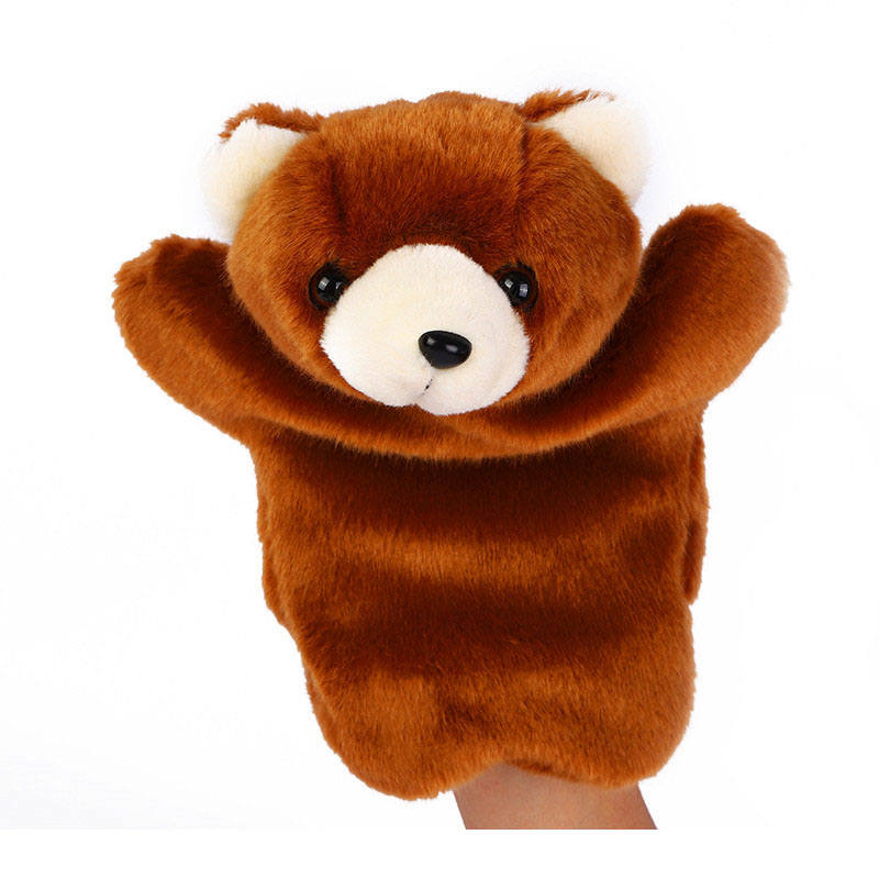 Marionnette en peluche animale, enseignement de la simulation de narration d'interaction parent-enfant, vente en gros