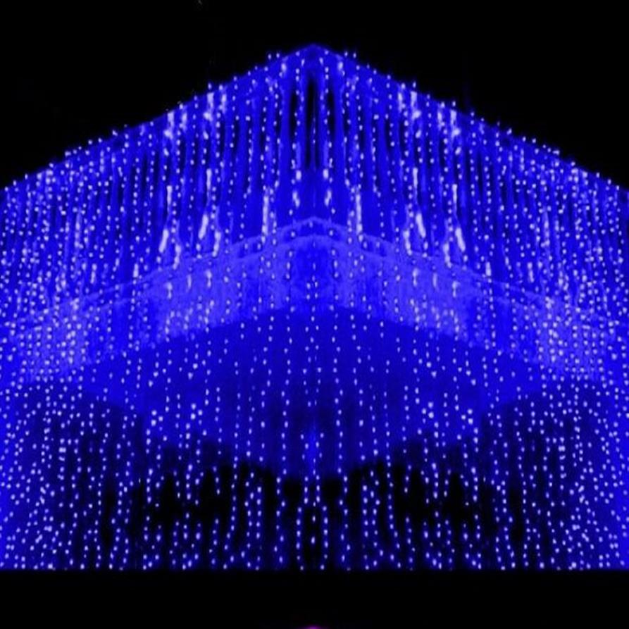 10x1 5M mètre Weding 488LED rideaux lumineux vacances LED Noël jardin décoration fête Flash fée rideau chaîne lumière Sh272m