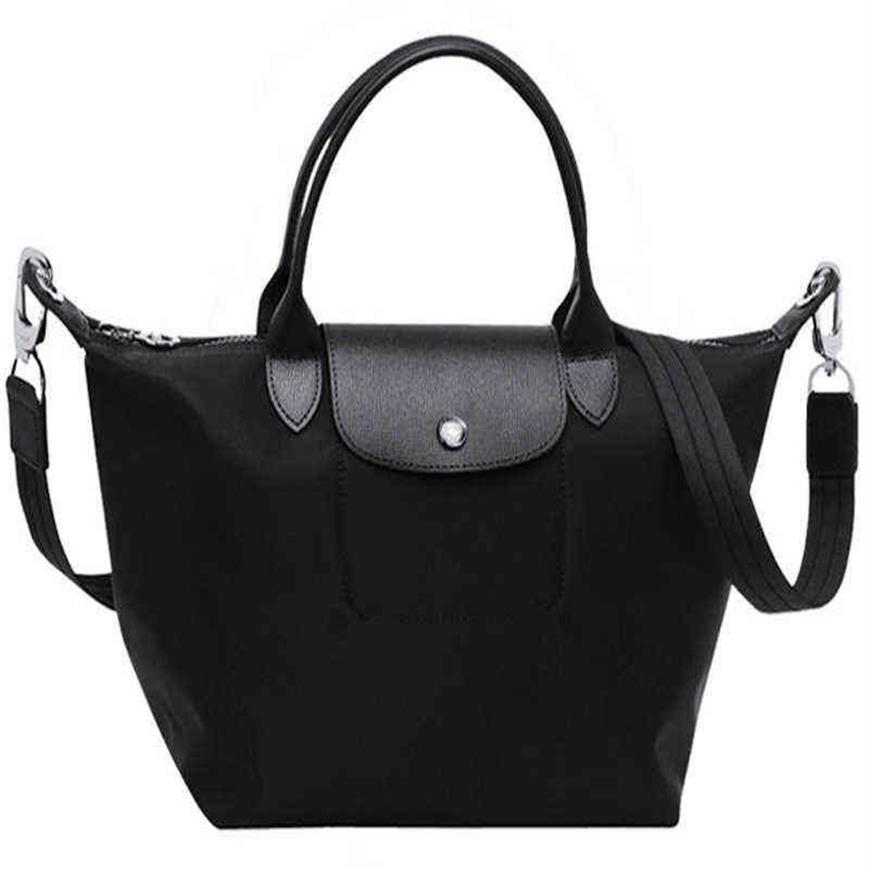 Borse la spesa 2021 Donne vera pelle pieghevole borse da cavallo in nylon impermeabile Bolsas Messenger ABBEGLIO TOTE BAG 2021 BOLSAS BOLSAS 2899