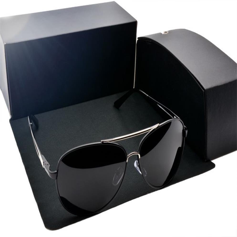 De calidad superior MB612 Diseñador de la marca Gafas de sol polarizadas hombres mujeres Polit gafas de sol marco de metal Gafas de conducción deportivas con venta al por menor c268S