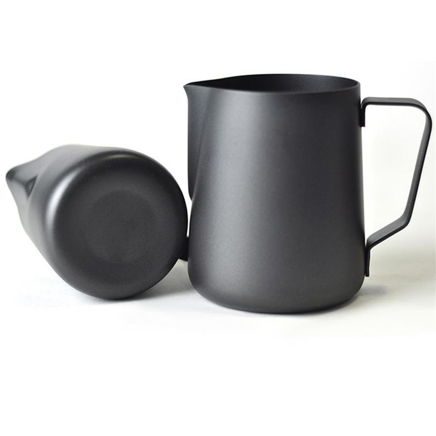 350 600 ml non-stick roestvrij staal espresso koffiekan ambachtelijke koffie latte melkkan kan kruik melkopschuimkan C1030292p