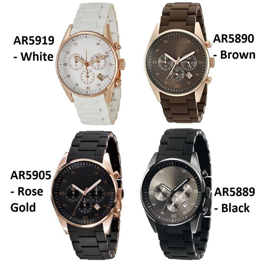 2021 Top Quality Men Watch AR5905 AR5906 AR5919 AR5920 Classic Women Wristwatch Men Watch Original Box مع Certificate306T