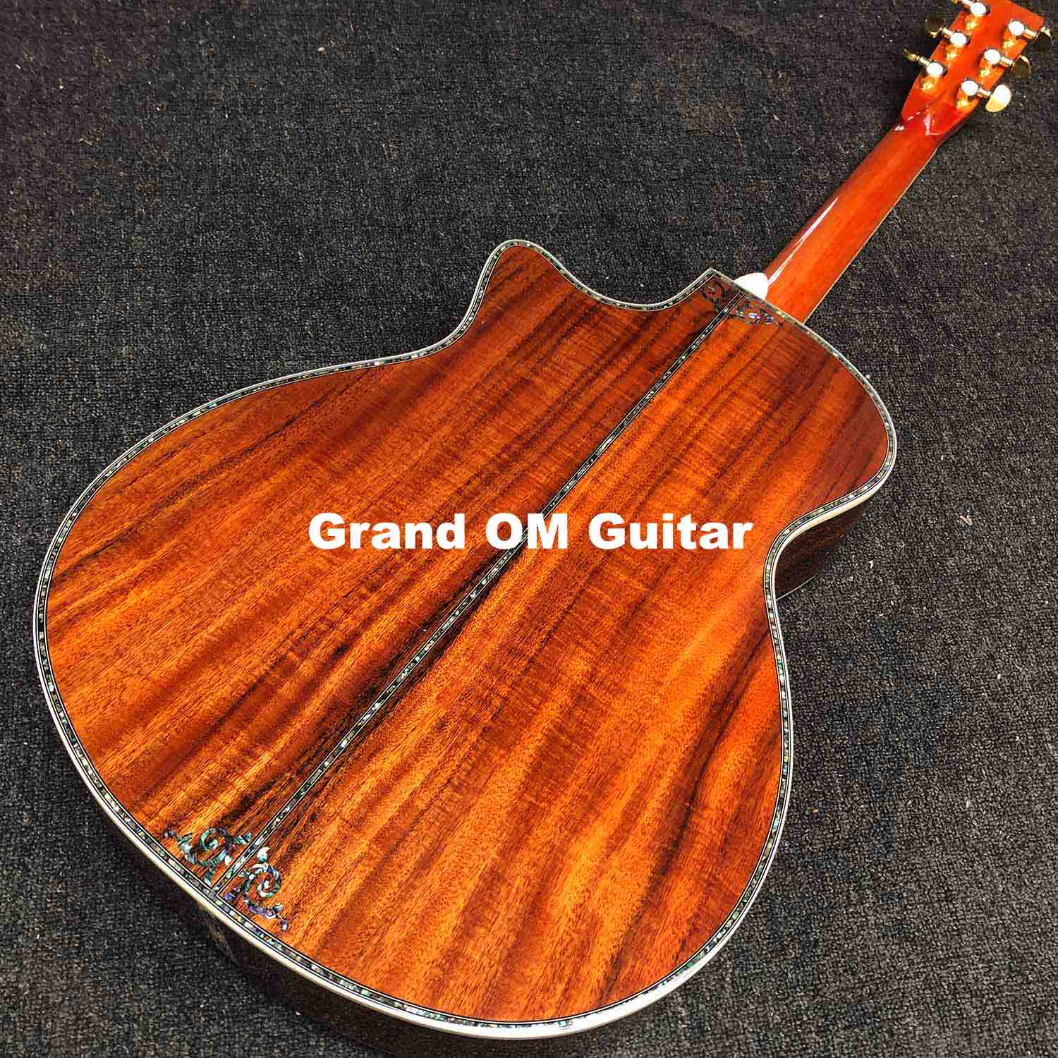 Grand Guitar Guitar Factory Suministro directo Direct Cutway OM45 Guitarra eléctrica acústica con 500A Pickup Hoole