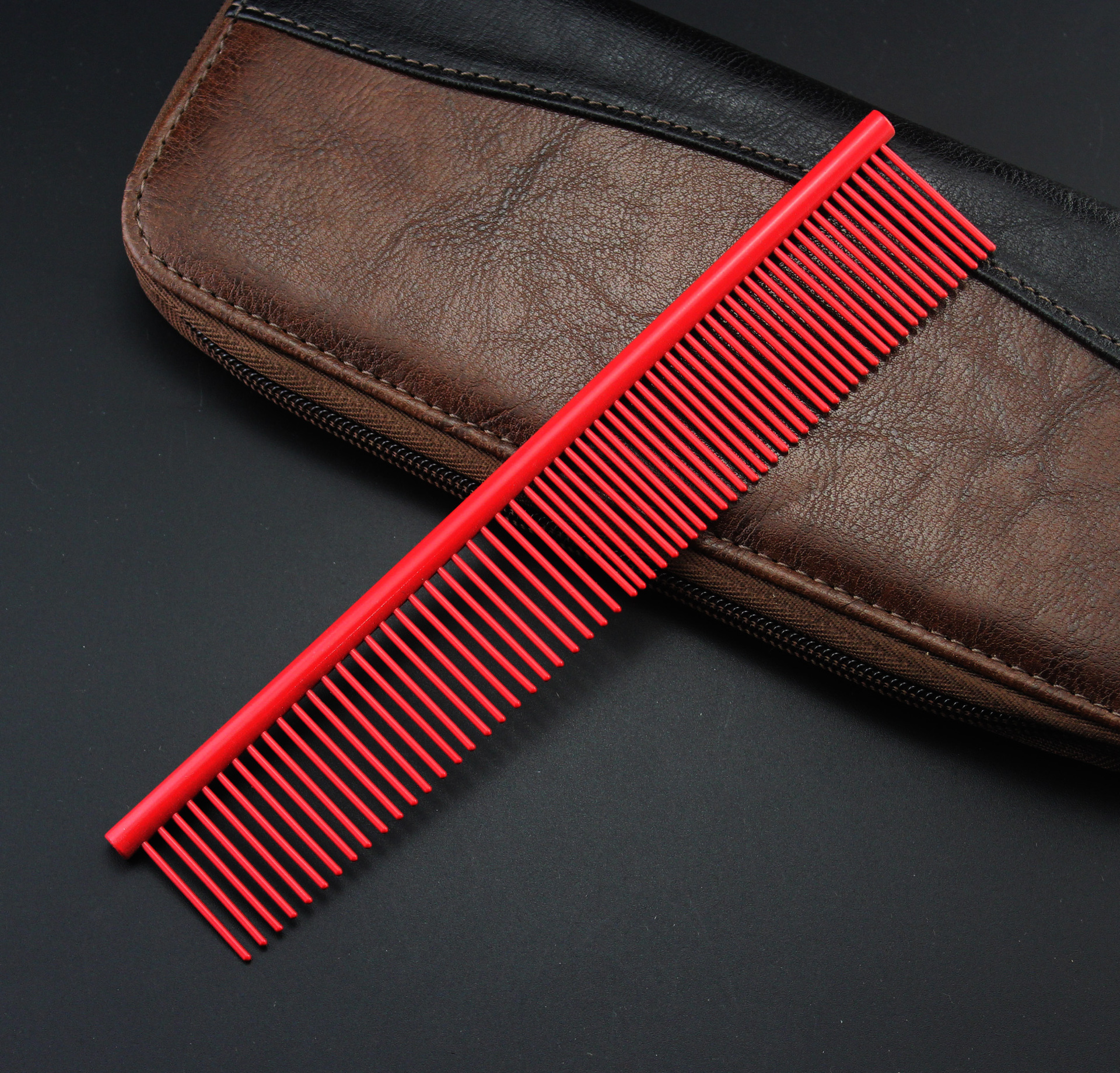 Husdjur skönhetsverktyg hund grooming comb professionell trimmer combs pälsborttagning borst hår utgjutning rengöringsverktyg husdjur levererar 19cm ccj2085