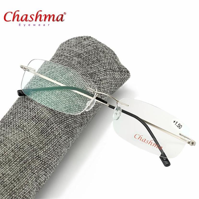 Gafas de lectura sin montura de titanio, plegables, superligeras, flexibles, con memoria, Oculos De Grau1 0 1 5 2 0 2 5 3 0 3 5 Sunglasses281Y