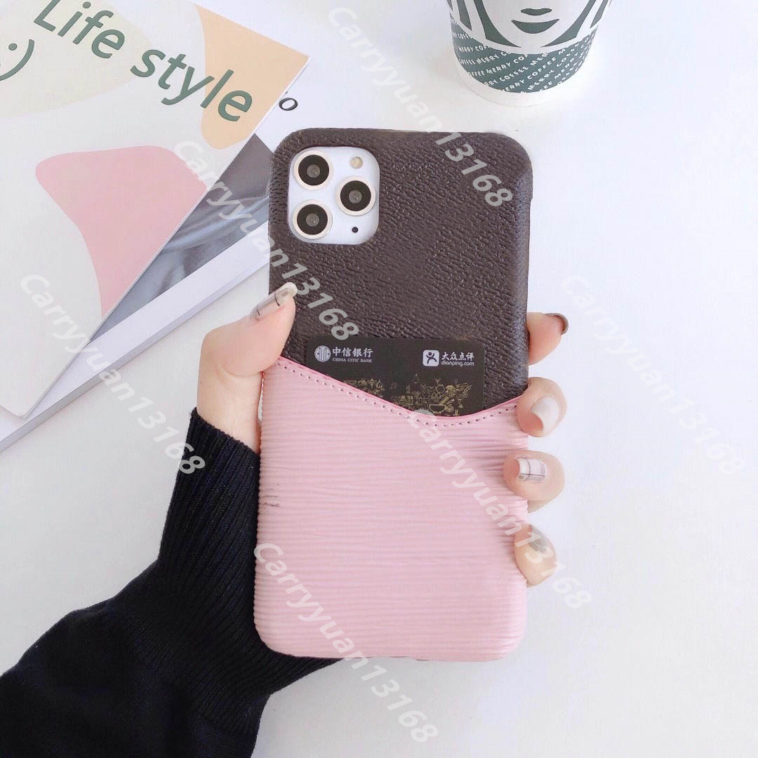 Fashion Phone cases for iphone 14 Pro Max 14 PLUS 13 12 12pro 14promax 11 13promax XR XSMax case PU leather shell Samsung S20 S20P S20U S21 NOTE 20 10p 20u card holder