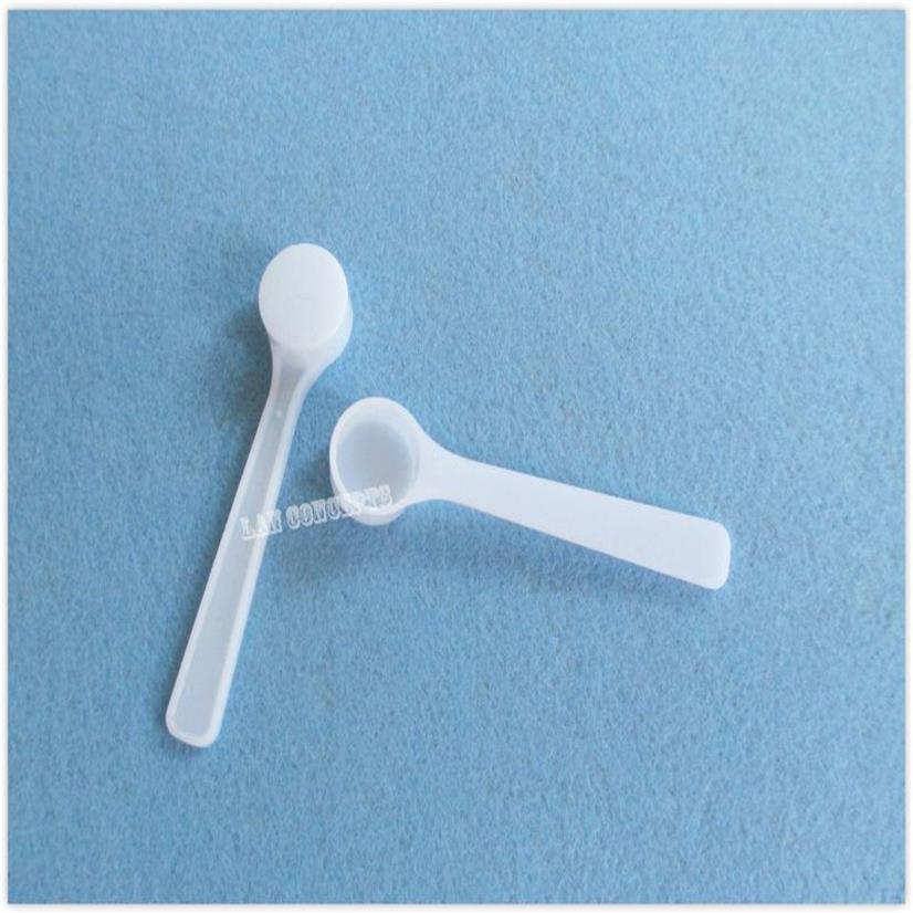 0 5g gramme 1ML cuillère en plastique PP cuillère outil de mesure pour lait médical liquide en poudre - / OP10023522