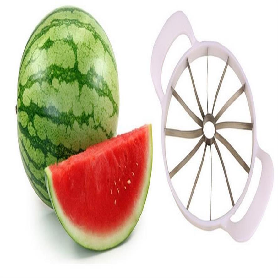 Coupeur de pastèque LNIFE trancheuse de cantaloup séparateurs de carottier diviseur de fruits en acier inoxydable cuisine barre à manger Gadgets pratiques outils 210I