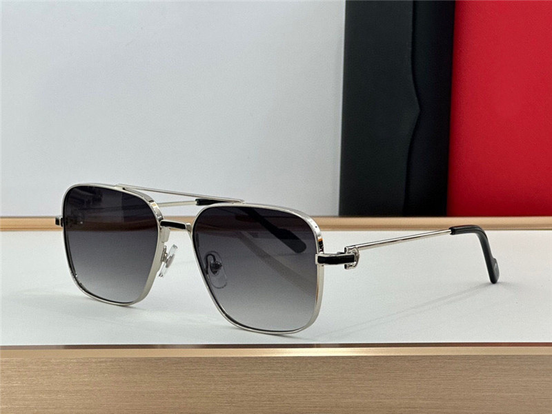 Ny modedesign Square Solglasögon 0388S Classic K Gold Fram mångsidig form Enkel och populär stil avancerad utomhus UV400 -skyddsglasögon
