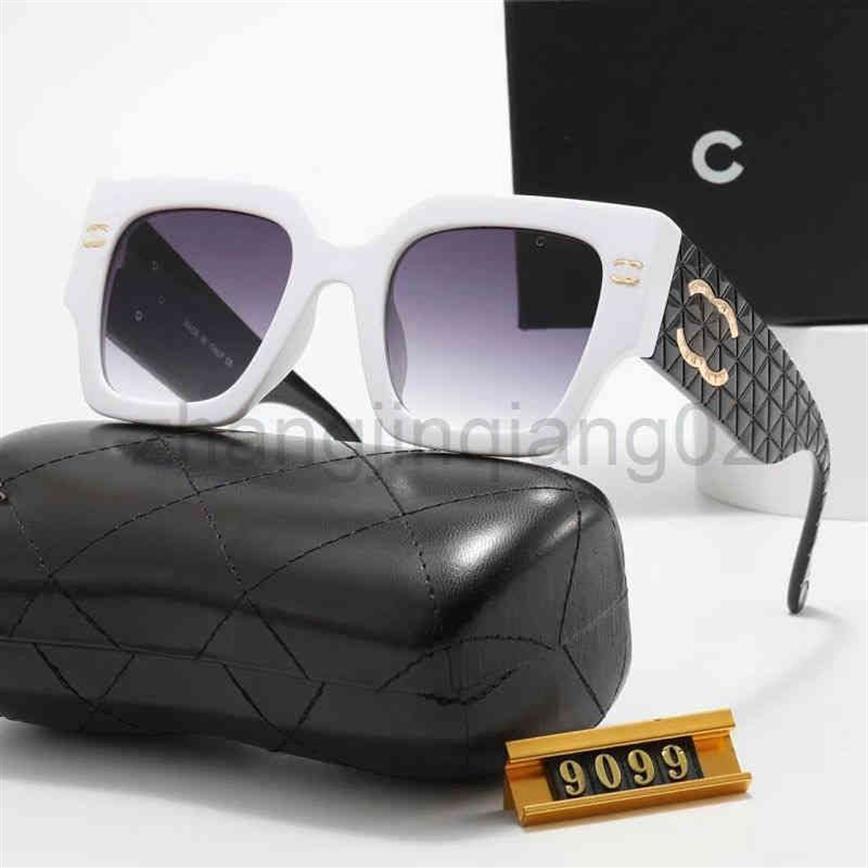 Designer Channel Sunglass Luxurious Fashion New Personality Trendy Anti Glare Mens Womens Vintage Baseball Sport Solglasögon märke 250x