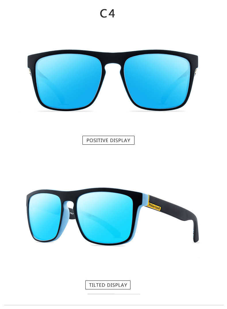 Neue polarisierte Outdoor-Sonnenbrille für Herren, sportliche Fahrbox, Reitsonnenbrille 1214