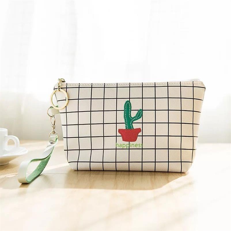 Travel Cosmetic Bag Make -up Case Women Zipper Hand Holding Make -up Handtas Peach Heart Packet van vrouwen Scarf Cosmetic Bag293K