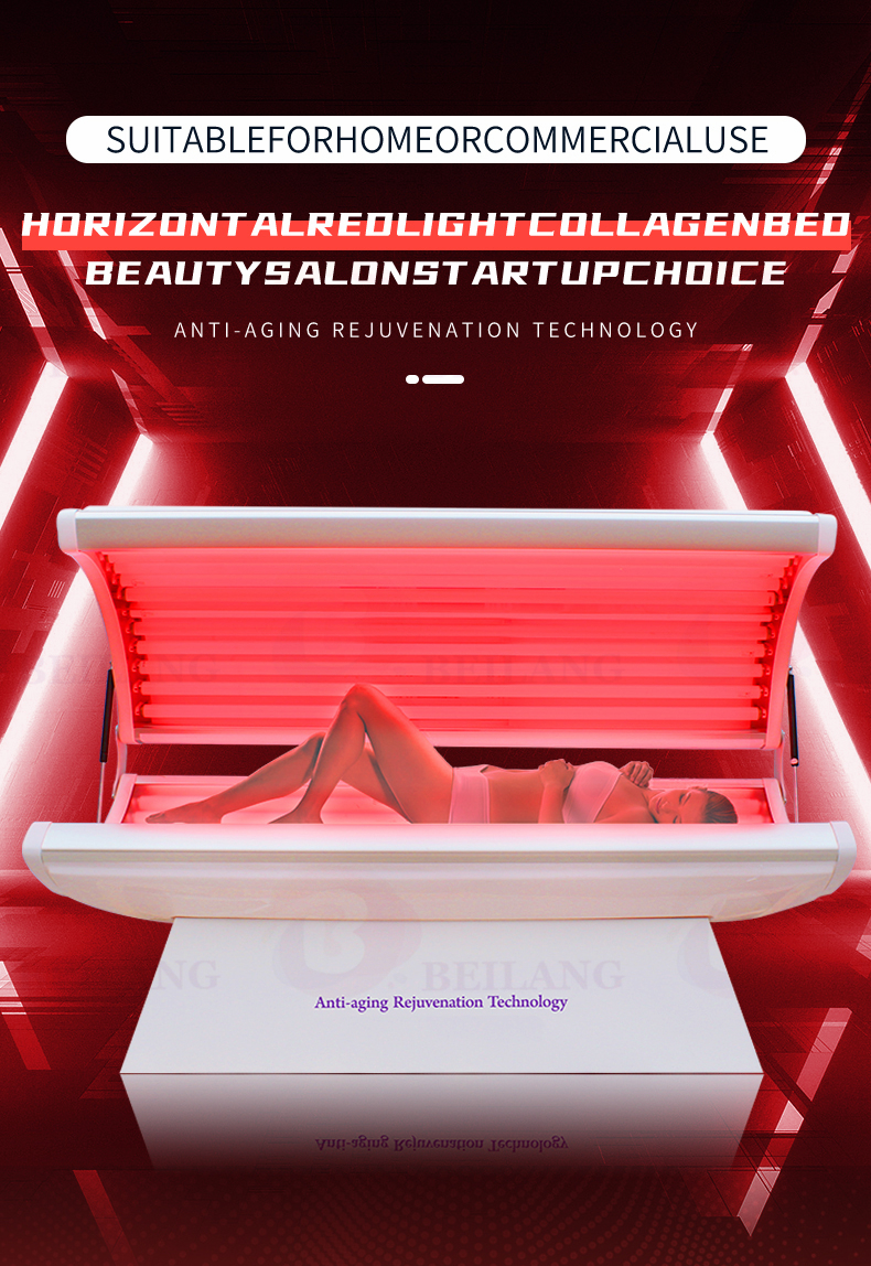 Professional red light treatment bed beauty salon machine collagen bed