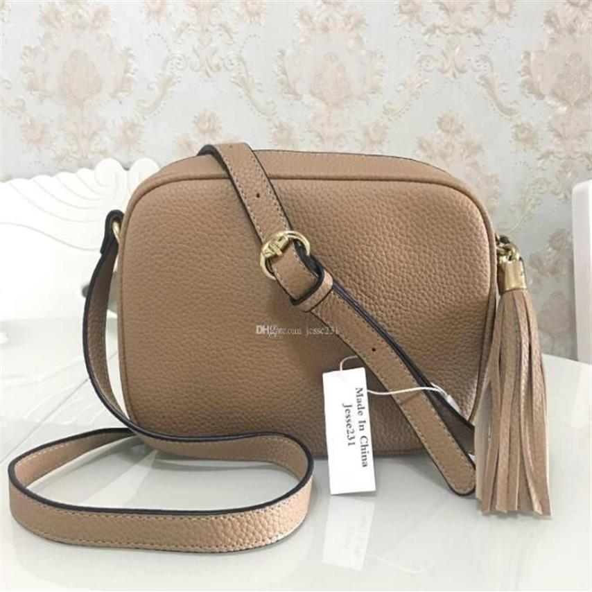 Bolsos de calidad superior Bolso de la cartera Bolsos de las mujeres Bolsos Crossbody Soho Bag Disco Bolsa de hombro Bolsas de mensajero con flecos Monedero 22 cm da262I