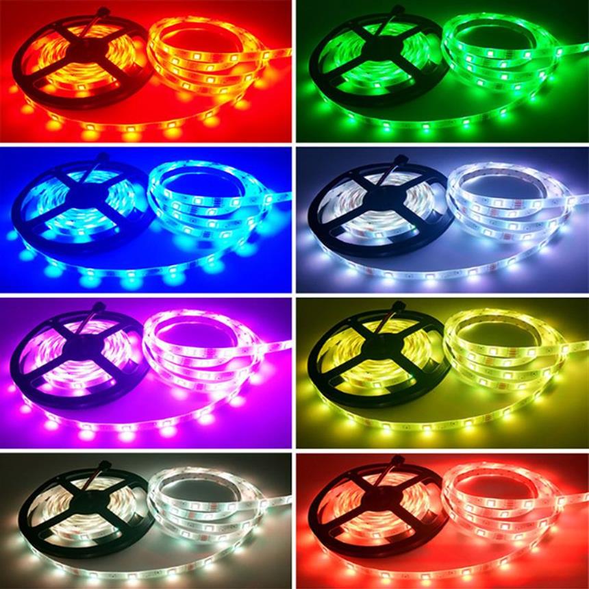 OPPLE RGB LED Strip Light 2M 5M USB مصباح مرن 5050 Remote Desk Room Decoration Backlight Computer TV Decketup for Bedro267M