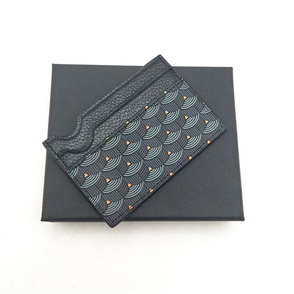 Homens de moda masculino para designer titulares de cartão de crédito clássico Mini Bank titular de cartão de luxo Pequena carteira Slim Real Leather Cartetas WT203V