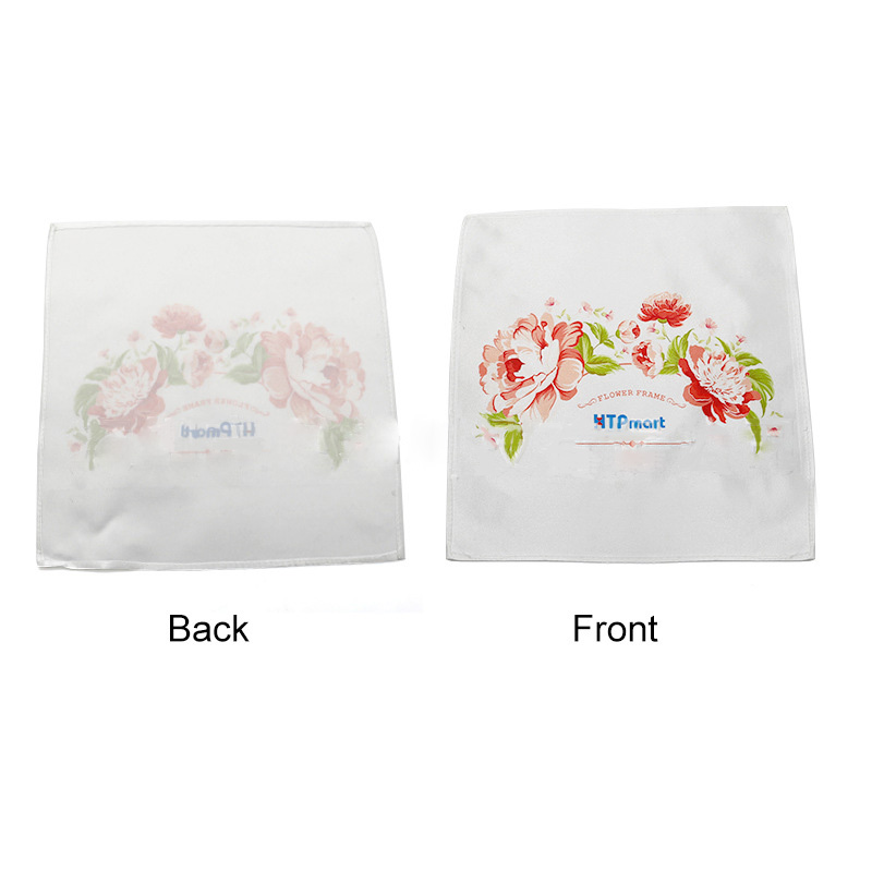 Handkerchief Sublimation DIY White Blank Peach Velvet Square Towel