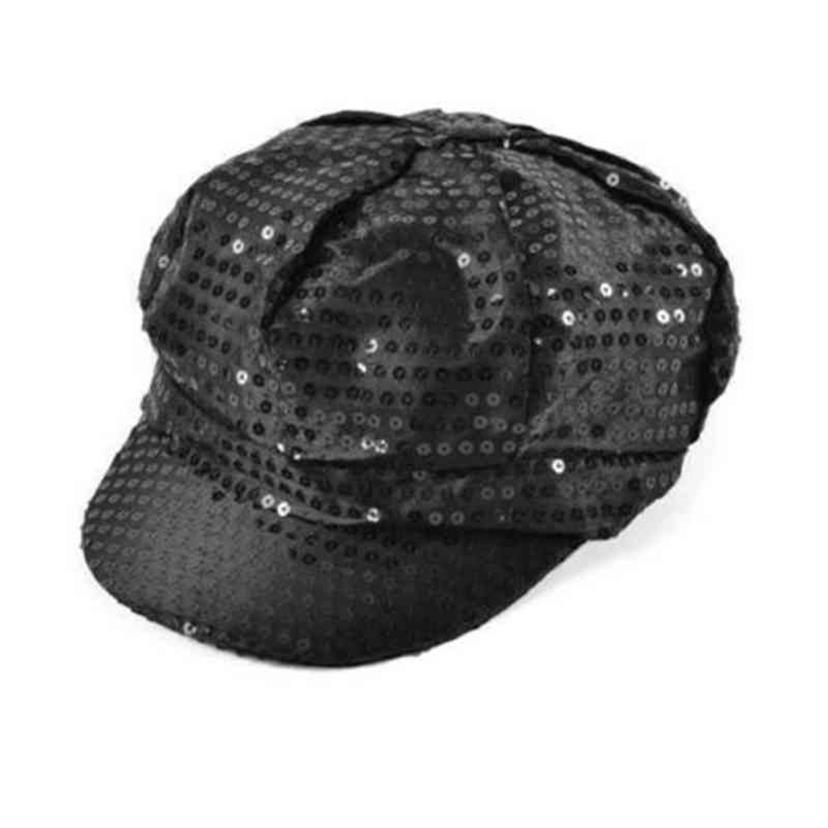 Paljetter hatt ladi 60s 70s disco dans fancy drs höna julfest acSory324j