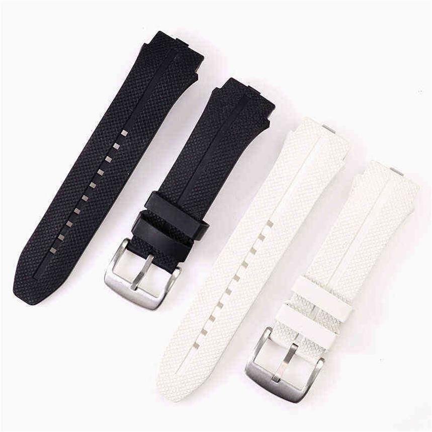 Geschikt voor MG Urbane 2 LTE MG W200 Smart Sile Rubberen Band Polsband Armband zwart Witte riem band H220419288M