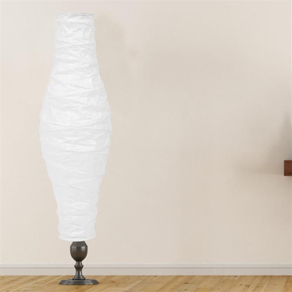 Vloerlampen Lampenkap Papier Witte Rijst Japanse Staande Ovale Slaapkamer Hoge Leesbank Vervanging Eenvoudig LampshadeFloor229p