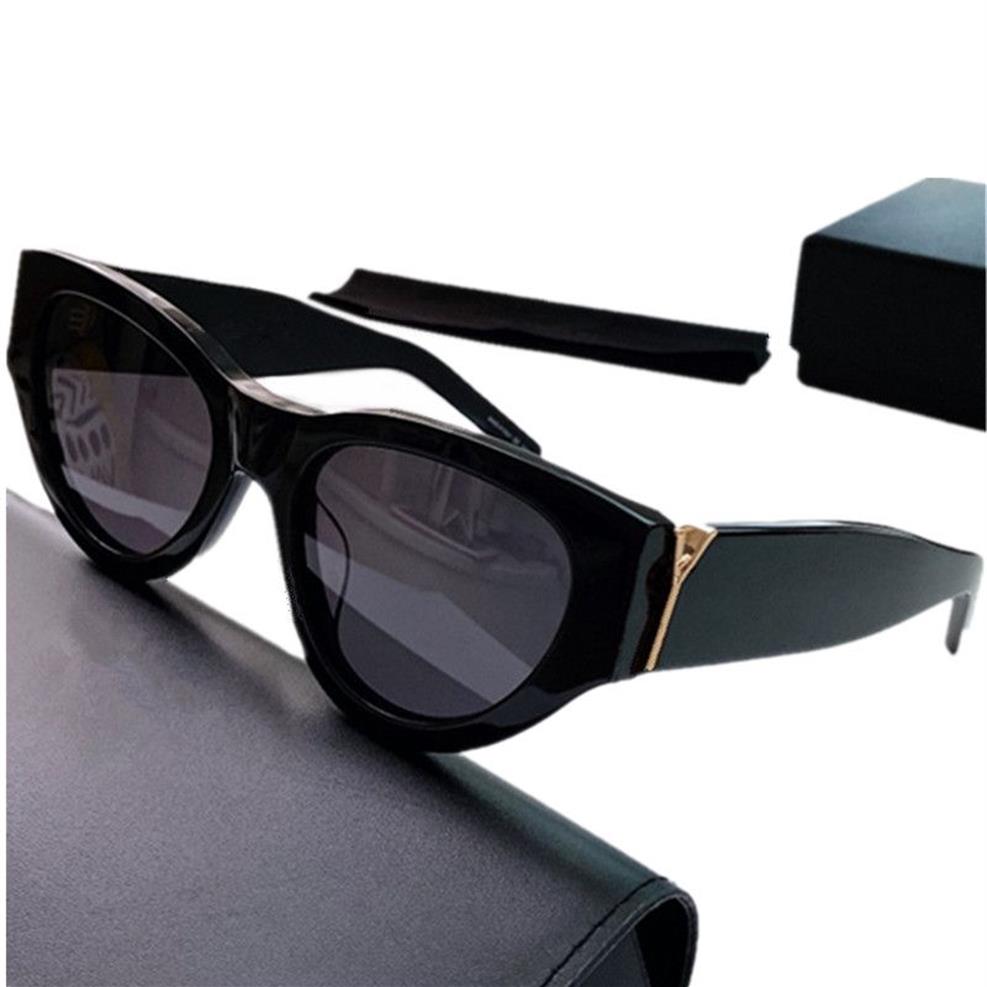 패션 디자인 모델 Small Cateye Polized Sunglasses UV400 수입 판자 FullRim 49msl 53-20-145 처방전에 익숙한 252E