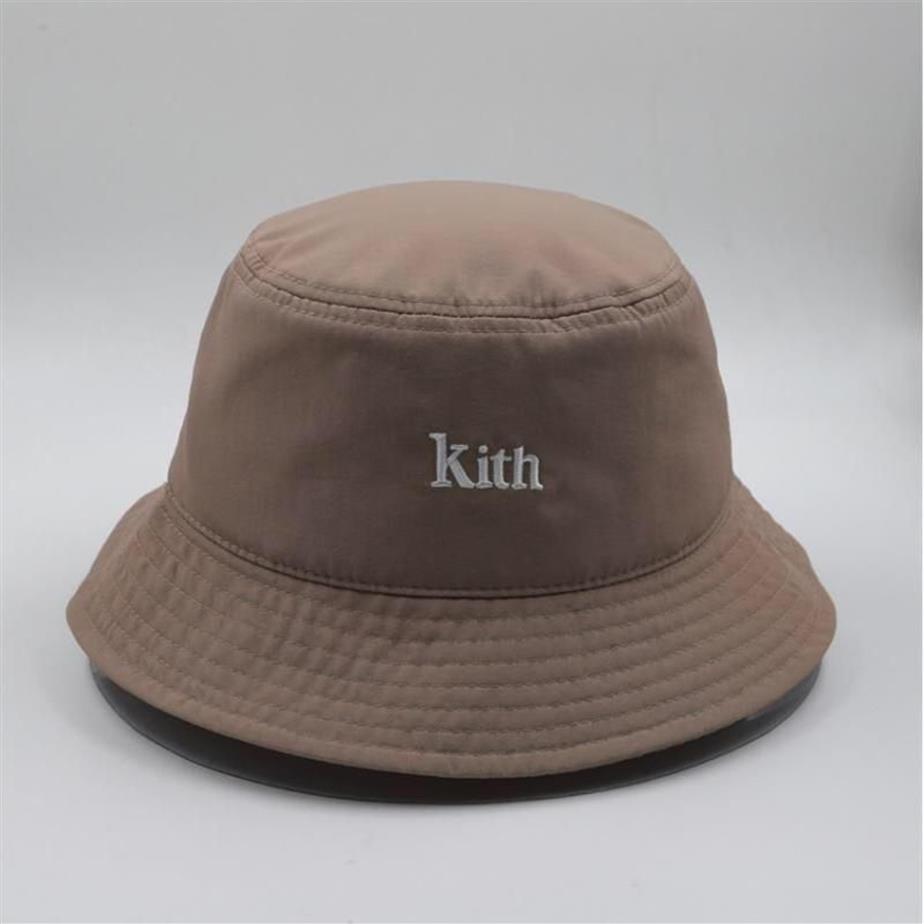 Berets Kith Szybki suszący wiadra Kapelusz Ladies Kobiety mężczyźni Słońce Projektant HATS HATS Fisherman Cap Panama Hip Hop Harajuku Summer2176