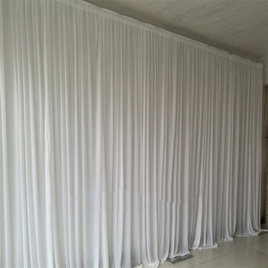 4 8 м чисто белый тканевый фон, шторы, свадебная церемония, событие, вечеринка, сценический фон для свадебного украшения290U