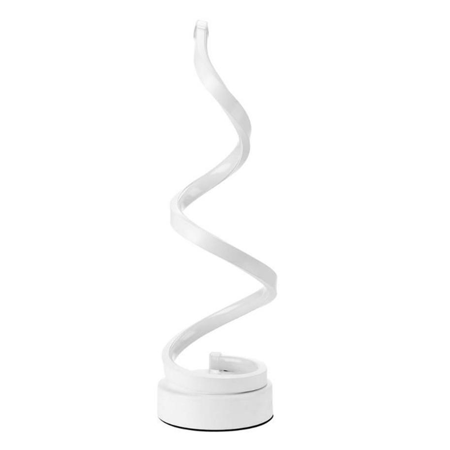 Bordslampor Y8AB Spirai Design Led Desk Lamp Light Dimble Bedside for Bedroom Office Study Room Idea Gift Kid2379