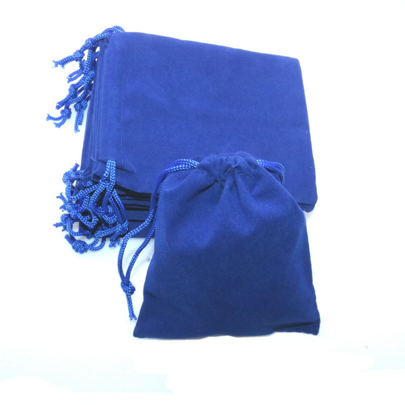 7x9cm Velvet Drawstring Pouch Bag Jewelry Bag Christmas Wedding Gift Bag Black Red Pink Blue Jewelry Packaging