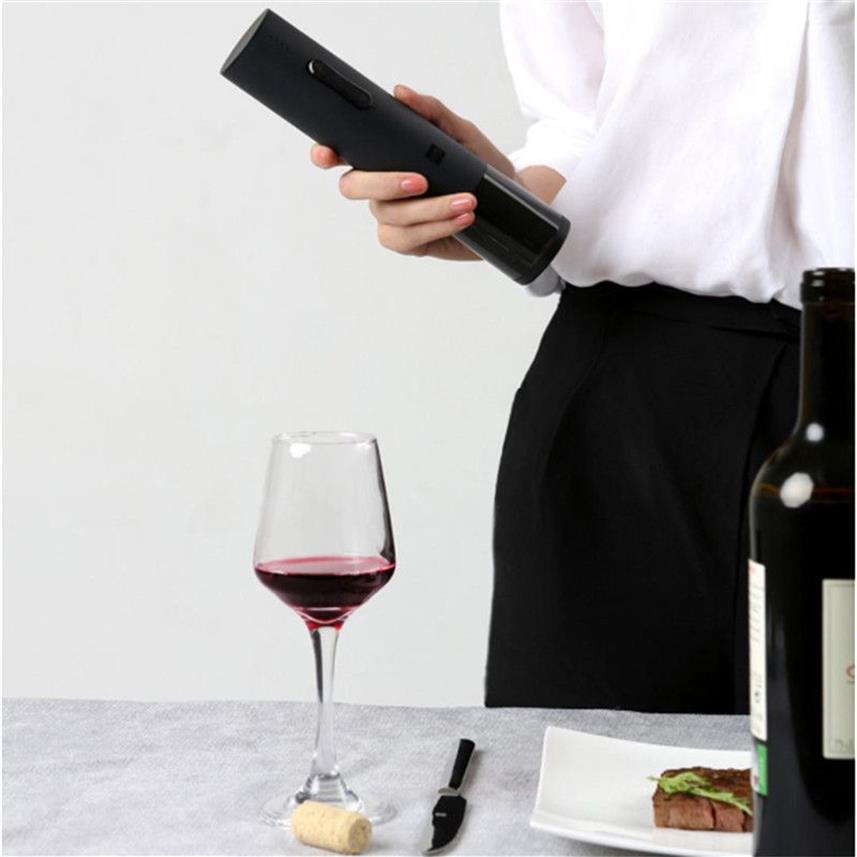 Original Xiaomi Youpin Huohou ouvre-bouteille de vin rouge automatique tire-bouchon électrique coupe-feuille outil de liège pour maison intelligente 3007077316u