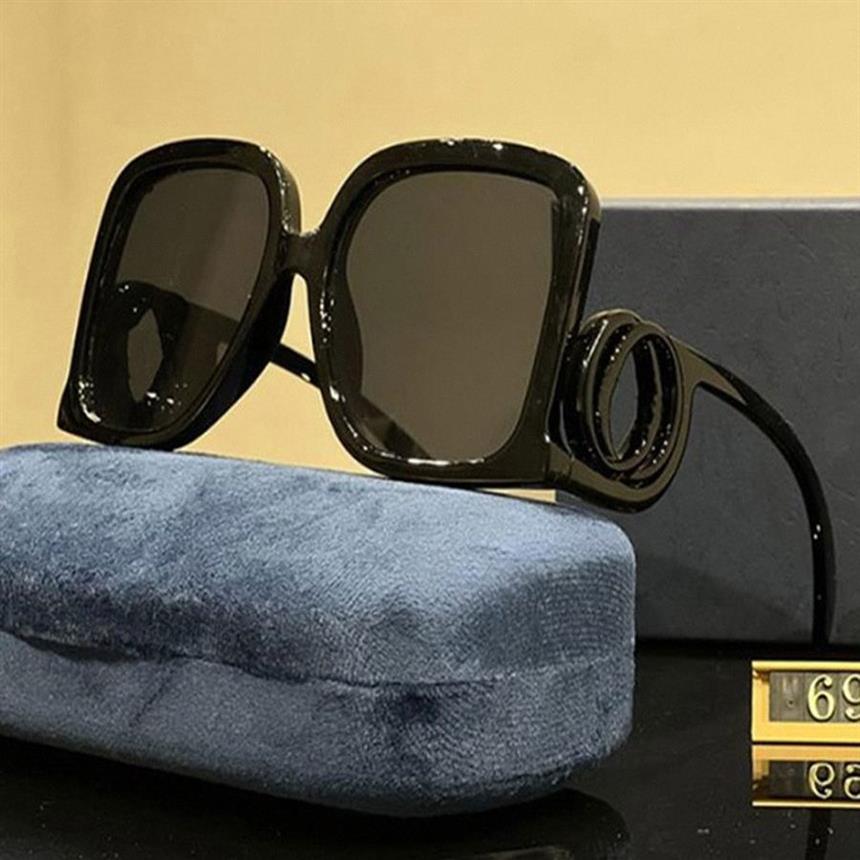 Óculos de sol de designer clássico mais popular moda masculina mulheres grandes óculos de sol designer preto branco óculos de sol para designer brilhante sol g276v