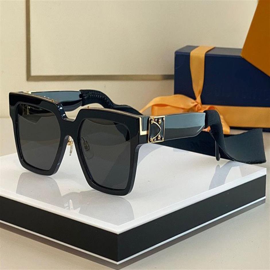 Millionaire Glasses Solglasögon Designer Eyewear Woman Mens Square Frame Overized Hand Made Acetate Eglasses Goggle Outdoor Rect249e