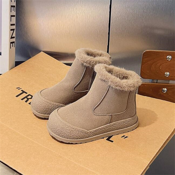 Dziecięce buty Martin Fall/Winter New Fashion College Boys and Girls Plus Velvet Warm Snow Boots